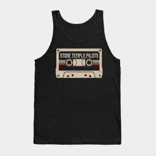 Personalized Stone Temple Name Birthday Vintage Cassette Tape Tank Top